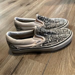 Snake Print Vans